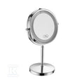 Lustro przenośne V-TAC 3W LED łazienka makijaż 4xAAA fi.17CM chrom VT-7572 6400K 30lm