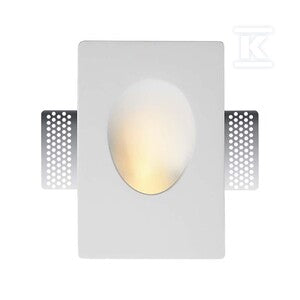 Oprawa gipsowa V-TAC kinkiet ścienny GU10 biały 120x180 VT-11007 3 lata gwarancji