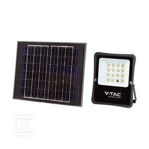 Naświetlacz LED solarny V-TAC 12W pilot auto timer IP65 VT-55100 4000K 1200lm