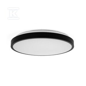 Plafon V-TAC 18W LED SAMSUNG CHIP okrągły 25cm natynkowy IP44 czarny VT-8618B 4000K 1830lm 5 lat gwarancji