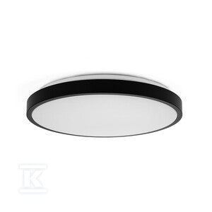 Plafon V-TAC 18W LED SAMSUNG CHIP okrągły 25cm natynkowy IP44 czarny VT-8618B 6500K 1830lm 5 lat gwarancji