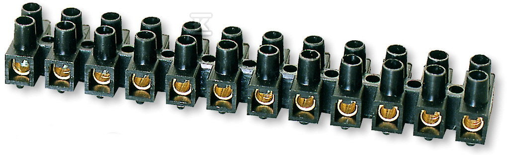Listwa zaciskowa, gwintowa, termoplastyczna, LTA 12-4.0, czarna