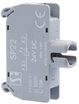 OPRAWA LAMPKI BA9S (BEZ ŹRÓDŁA ŚWIATŁA) SZYNOWA-LED 24VAC/DC BA9S SP22-1435\R14