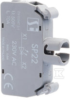 OPRAWA LAMPKI BA9S (BEZ ŹRÓDŁA ŚWIATŁA) STANDARD- LED 24VAC BA9S SP22-1435\R09