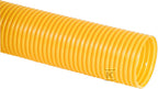 Rura drenarska PVC DN/OD 50x44, zwój 50m, SN4, typ TP (w pełni sącząca, otwory perforacyjne na całym obwodzie), falista, kolor żółty