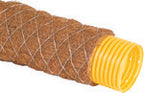 Rura drenarska PVC DN/OD 80x72, zwój 50m, SN4, z filtrem z włókna kokosowego, typ TP (w pełni sącząca, otwory perforacyjne na całym obwodzie), falista, kolor żółty