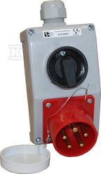 ZESTAW ODBIORCZY IP44 O-I,32 A,3P+N+PE,DŁAWNICA M32 ZO21\R441