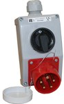 ZESTAW ODBIORCZY IP44 16 A,3P+PE,DŁAWNICA M25 ZO32\X111
