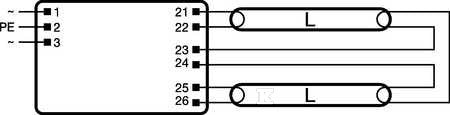 Statecznik QT-FIT8 2X58-70/220-240