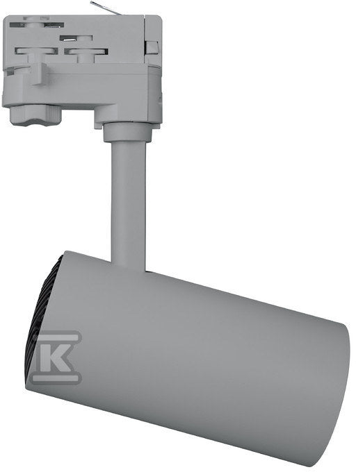 Oprawa LED na szynę TRACKLIGHT SPOT D75 25W/3000K 90RA NFL SZARA LEDV
