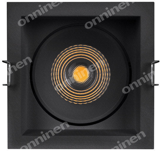 Reflektor obrotowy Square Dk Adj 8W/3000K Fl Bk Ledv