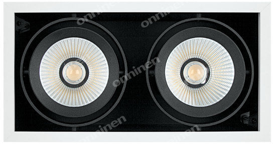 Reflektor obrotowy Multi 2X30W/3000K Fl Wt/Bk Ledv