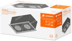 Reflektor obrotowy Multi 2X30W/4000K Fl Wt/Bk Ledv