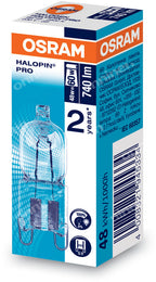 Żarówka halogenowa HALOPIN PRO G9 48W 2800K 740lm 230V