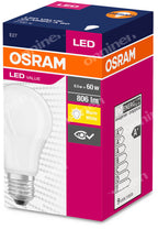 Żarówka LED VALUE E27 8,5W=60W 2700K 806lm 827 A60 230V matowa