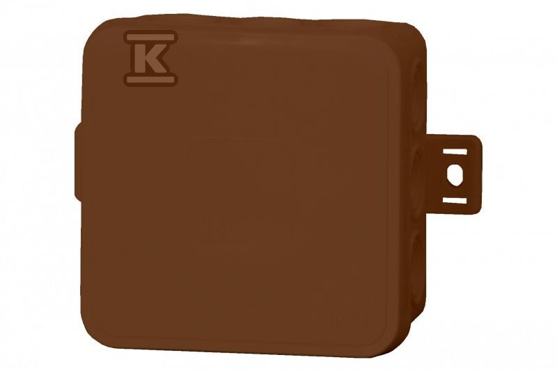 Puszka hermetyczna V6 termoutwardzalna IP54 brąz-klik 85x85x41 ONNLINE