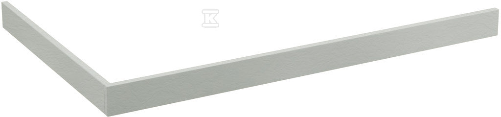 Panel akrylowy Cement Stone 80x110/9 cm do brodzików niskich, prostokątny