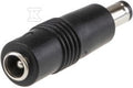 Adapter kątowy gniazdo 5,5x2,5mm wtyk 5,5x2,5mm DC PLUG-P1M-P1MR