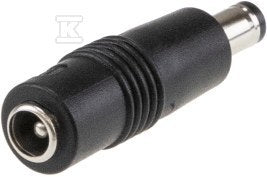 Adapter kątowy gniazdo 5,5x2,5mm wtyk 5,5x2,5mm DC PLUG-P1M-P1MR