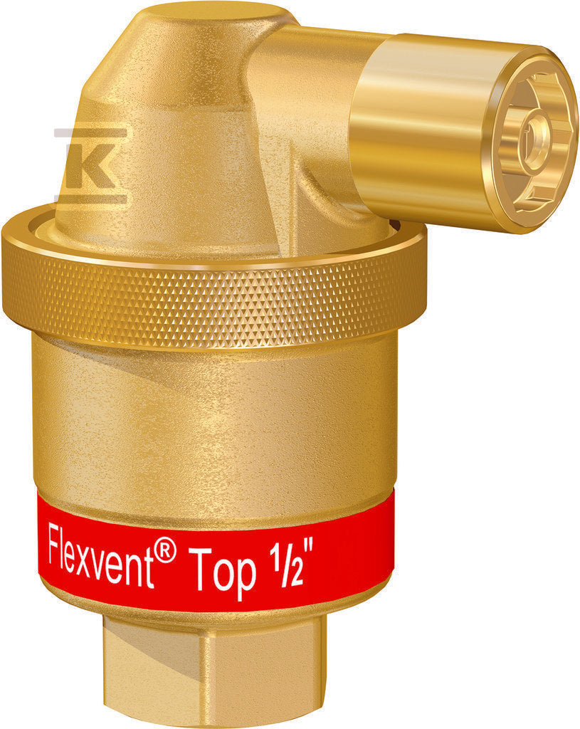 Odpowietrznik FLEXVENT TOP 28515, GWRp 1/2", bez zaworu stopowego, temp. pracy do 120 st.C, ciśnienie do 10 bar, stężenie glikolu do 50%