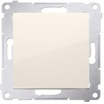 Łącznik potrójny (moduł) 10AX, 250V~, szybkozłącza Simon54 krem