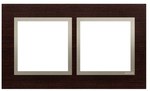 Ramka 3-krotna Nature-Drewno, ZŁOTE WENGE, IP20/IP44' ('IP44-zastosować uszczelki DUN3), SIMON54 NATURE