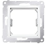Płytka K45/2 złącz 2-krotna RCA (CINCH) 22,5x45mm, biały