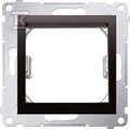 Adapter (przejściówka) na osprzęt standardu 45×45mm SIMON54 antracyt, do gniazd teleinformatycznych Simon Connect