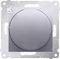 Regulator 110 V (moduł). Do załączania i regulacji źródeł światła z zasilaczami sterowanymi napięciem 110 V, srebrny mat, SIMON54