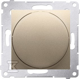 Regulator 110 V (moduł). Do załączania i regulacji źródeł światła z zasilaczami sterowanymi napięciem 110 V, złoty mat, SIMON54