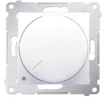 Ściemniacz obrotowy dwubiegunowy do LED ściemnialnych 230V (moduł) 5-215W instalacja 4-przewodowa,krem Simon54