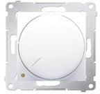 Ściemniacz obrotowy dwubiegunowy do LED ściemnialnych 230V (moduł) 5-215W instalacja 4-przewodowa,krem Simon54