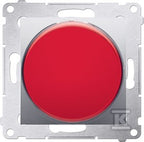 Sygnalizator świetlny LED światło czerwone (moduł) 230V~, srebrny mat, SIMON54