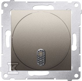 Dzwonek elektroniczny 8-12 V, złoty mat Simon54
