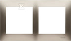 Ramka 2-krotna uniwersalna do puszek karton-gips IP20 / IP44, złoty mat Simon54
