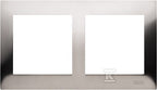 Ramka 2-krotna Metalowa Inox - IP20 / IP44, inox Simon54