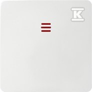 Klawisz pojedynczy do podświetlenia, biały Simon 82