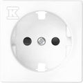 Pokrywa gniazda z uziemieniem typu Schuko, biała Simon 82
