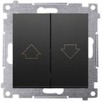 Dzwonek elektroniczny (moduł) 812 V~, czarny mat Simon54