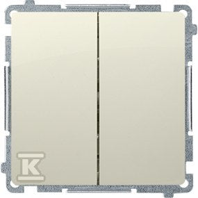 Łącznik schodowy podwójny BMW6/2.01/12 Basic moduł beżowy