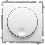 Regulator 110 V (moduł). Do załączania i regulacji źródeł światła z zasilaczami sterowanymi napięciem 110 V, brąz mat, SIMON54
