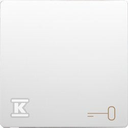 Klawisz pojedynczy z piktogramem klucza, biały, BASIC MODUŁ
