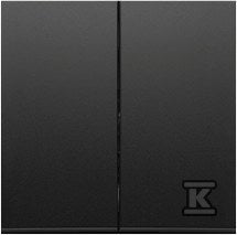 Klawisze do mechanizmów: SW6/2XLM, SW7/2XM, SW6P1M, czarny mat Simon54