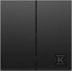 Klawisze do mechanizmów: SW6/2XLM, SW7/2XM, SW6P1M, czarny mat Simon54
