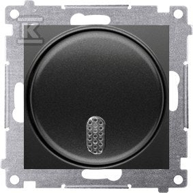 Dzwonek elektroniczny (moduł) 812 V~, czarny mat Simon54
