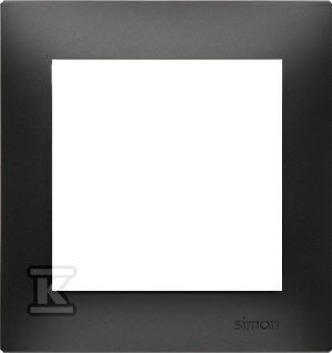 Ramka 1-krotna PREMIUM IP20 / IP44, czarny mat Simon54