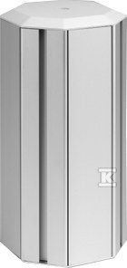 Minikolumna 4-stronna, wys.260mm 125x130mm, 4x5x K45, aluminium, CONNECT