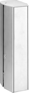 Minikolumna owalna 2-stronna, wys.310mm 110x80mm, 2x6xK45, aluminium, CONNECT
