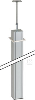 Kolumna 1-stronna, wys.3m, 70x60mm, aluminium Connect