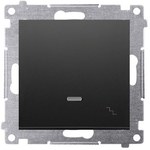 Łącznik schodowy z podświetleniem LED (moduł) 16AX, 250V~, zaciski śrubowe, kremowy, SIMON54